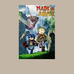 Свитшот хлопковый мужской Made in Abyss Созданный в Бездне, цвет: миндальный — фото 2