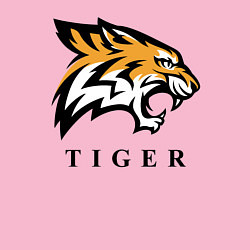 Свитшот хлопковый мужской Тигр - Tiger, цвет: светло-розовый — фото 2