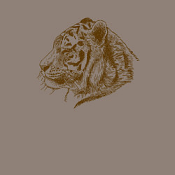 Свитшот хлопковый мужской Retro Tiger, цвет: утренний латте — фото 2