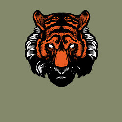 Свитшот хлопковый мужской Bad Tiger, цвет: авокадо — фото 2