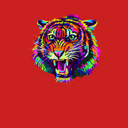 Свитшот хлопковый мужской Color Tiger, цвет: красный — фото 2