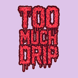 Свитшот хлопковый мужской Too much drip, цвет: лаванда — фото 2