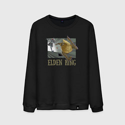 Свитшот хлопковый мужской Elden Ring Pot Горшок, цвет: черный