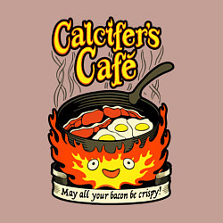 Свитшот хлопковый мужской Calcifer cook, цвет: пыльно-розовый — фото 2