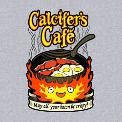 Свитшот хлопковый мужской Calcifer cook, цвет: меланж — фото 2