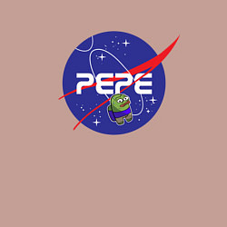 Свитшот хлопковый мужской Pepe Pepe space Nasa, цвет: пыльно-розовый — фото 2