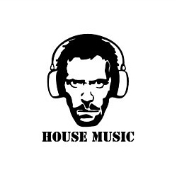 Свитшот хлопковый мужской Dr House music, цвет: белый — фото 2