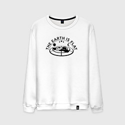 Мужской свитшот The earth is flat