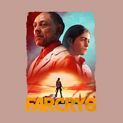 Свитшот хлопковый мужской FAR CRY 6 ФАР КРАЙ 6 ПОСТЕР, цвет: пыльно-розовый — фото 2
