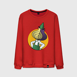 Свитшот хлопковый мужской Чиполлино Tor, цвет: красный