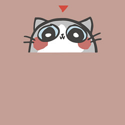 Свитшот хлопковый мужской Котя влюбился, цвет: пыльно-розовый — фото 2