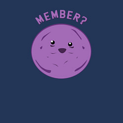 Свитшот хлопковый мужской А ты помнишь? Ягодки - вспоминашки Южный парк, цвет: тёмно-синий — фото 2