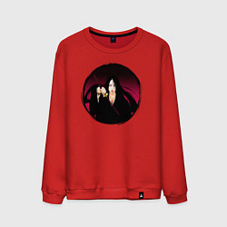 Свитшот хлопковый мужской Банкай Унаханы Блич, цвет: красный