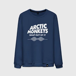 Свитшот хлопковый мужской Arctic Monkeys, группа, цвет: тёмно-синий