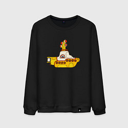 Мужской свитшот The Beatles Yellow Submarine в дудл стиле