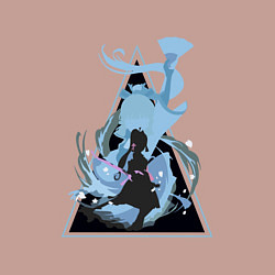 Свитшот хлопковый мужской Genshin Impact AyakaАяка, цвет: пыльно-розовый — фото 2