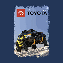 Свитшот хлопковый мужской Toyota Racing Team, desert competition, цвет: тёмно-синий — фото 2