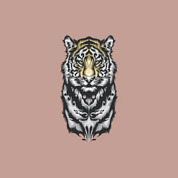 Свитшот хлопковый мужской King - Tiger, цвет: пыльно-розовый — фото 2
