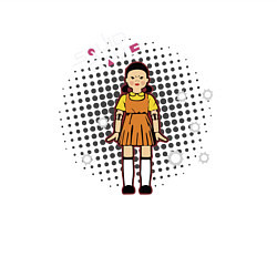 Свитшот хлопковый мужской Squid Game Игра в кальмара,, цвет: белый — фото 2