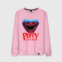 Свитшот хлопковый мужской Poppy Playtime, цвет: светло-розовый