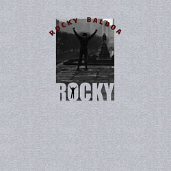 Свитшот хлопковый мужской Rocky Balboa Рокки Бальбоа, цвет: меланж — фото 2