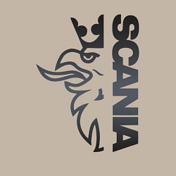 Свитшот хлопковый мужской Scania Орёл, цвет: миндальный — фото 2