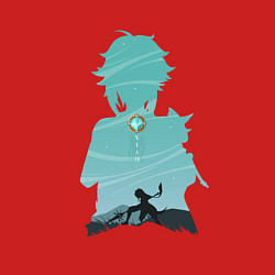 Свитшот хлопковый мужской Xiao Сяо, цвет: красный — фото 2