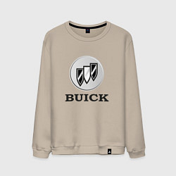 Мужской свитшот Gray gradient Logo Buick