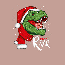 Свитшот хлопковый мужской T-rex Merry Roar, цвет: пыльно-розовый — фото 2