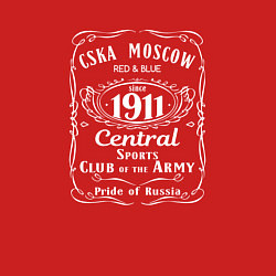 Свитшот хлопковый мужской CSKA MOSCOW since 1911, цвет: красный — фото 2