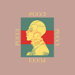 Свитшот хлопковый мужской PUCCI GOLD ПУЧЧИ ЗОЛОТО, цвет: пыльно-розовый — фото 2