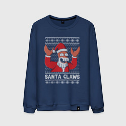 Мужской свитшот ЗОЙДБЕРГ КЛАУС, SANTA CLAWS ФУТУРАМА