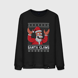 Мужской свитшот ЗОЙДБЕРГ КЛАУС, SANTA CLAWS ФУТУРАМА