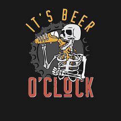 Свитшот хлопковый мужской Its beer oclock, цвет: черный — фото 2