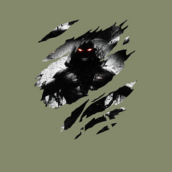 Свитшот хлопковый мужской THE GUY DISTURBED РОК, цвет: авокадо — фото 2