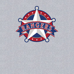 Свитшот хлопковый мужской Texas Rangers -baseball team, цвет: меланж — фото 2