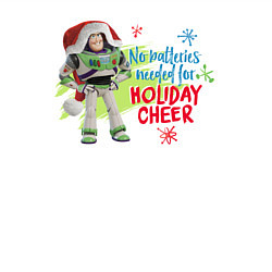 Свитшот хлопковый мужской Buzz Holiday Cheer, цвет: белый — фото 2