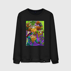 Свитшот хлопковый мужской Battletoads modern 2020, цвет: черный