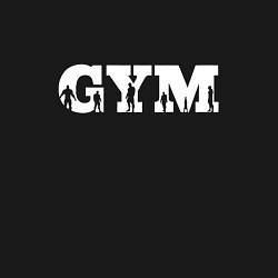 Свитшот хлопковый мужской GYM- образ жизни, цвет: черный — фото 2