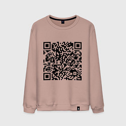 Мужской свитшот QR-код Скала Джонсон