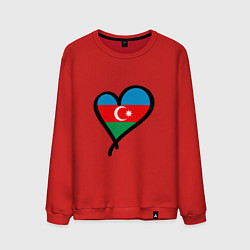 Мужской свитшот Azerbaijan Heart