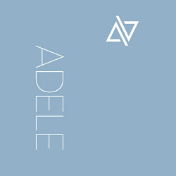 Свитшот хлопковый мужской Adele - Logo, цвет: мягкое небо — фото 2