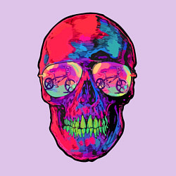 Свитшот хлопковый мужской Skull & bicycle, цвет: лаванда — фото 2