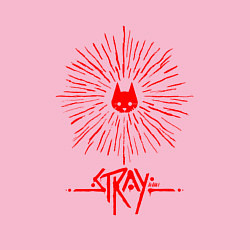 Свитшот хлопковый мужской Stray Logo Flash, цвет: светло-розовый — фото 2