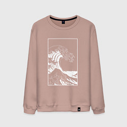 Мужской свитшот Japan waves Японская волна