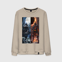 Мужской свитшот Dark Souls x Bloodborne Дарк Соулс