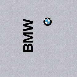 Свитшот хлопковый мужской BMW ато супер, цвет: меланж — фото 2