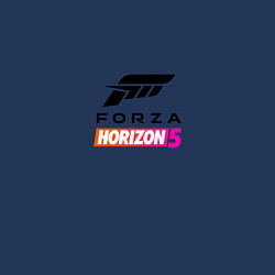 Свитшот хлопковый мужской Forza Horizon 5 Logo black, цвет: тёмно-синий — фото 2