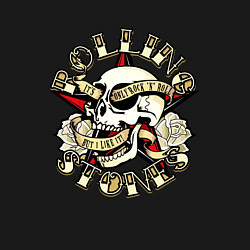 Свитшот хлопковый мужской Роллинг Стоунз, Rolling Stones Череп, цвет: черный — фото 2