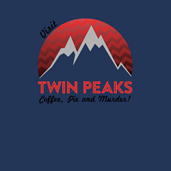 Свитшот хлопковый мужской Твин Пикс 2022 ltd, цвет: тёмно-синий — фото 2